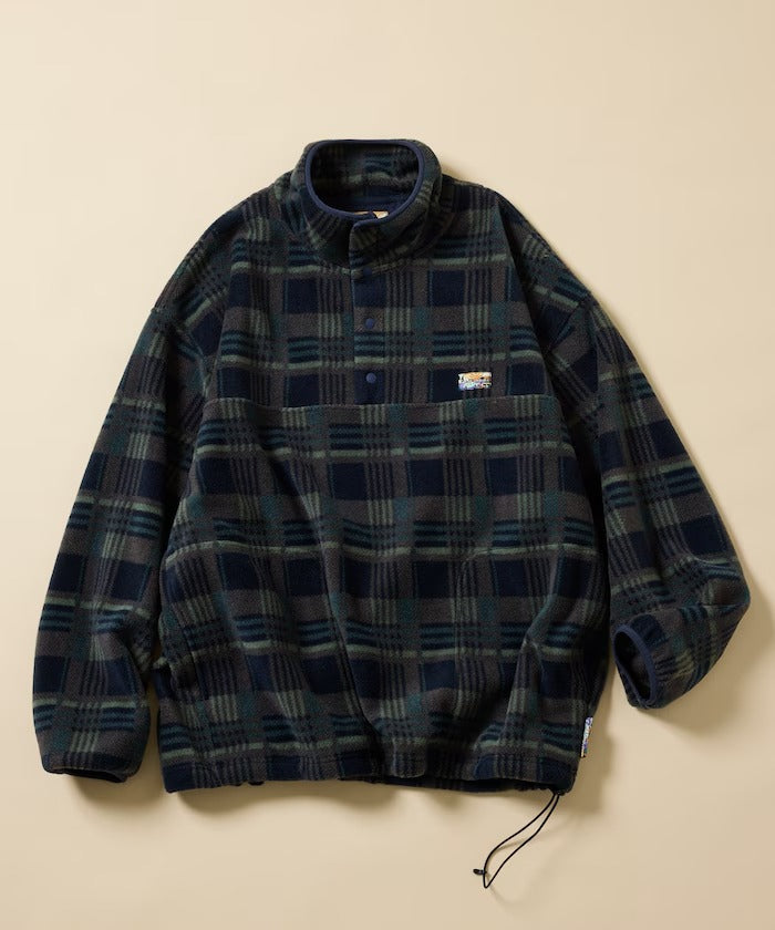 FREAK'S STORE / 寬鬆刷毛半開襟套頭衫