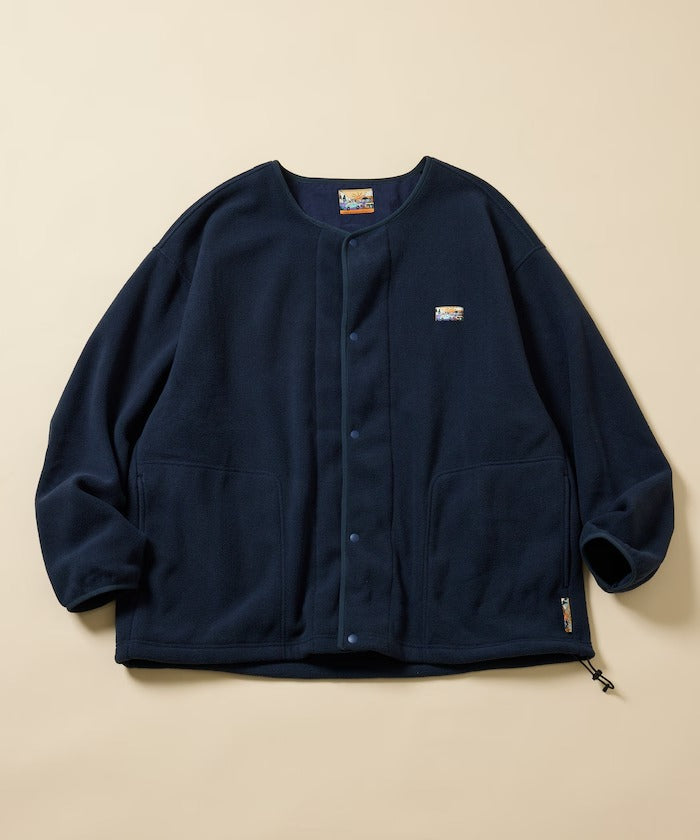 FREAK'S STORE / 寬鬆刷毛按扣開襟外套