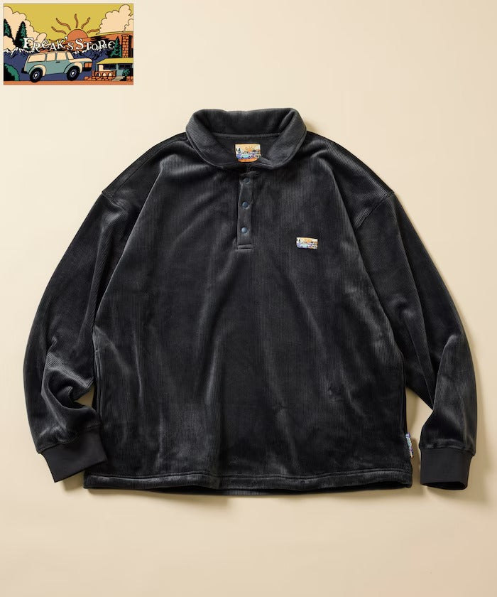FREAK'S STORE / 寬鬆燈芯絨內刷毛 Polo衫