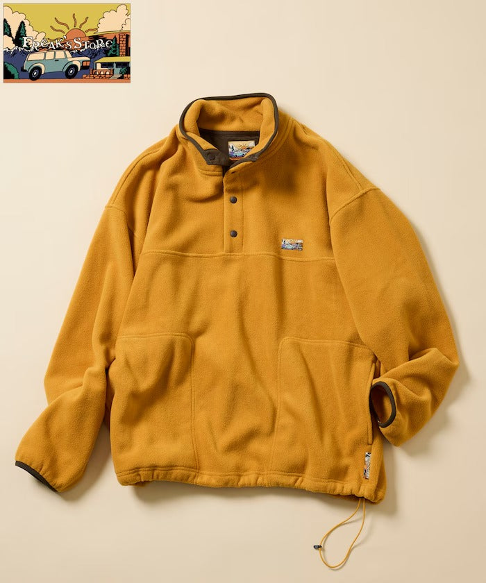 FREAK'S STORE / 寬鬆刷毛半開襟套頭衫