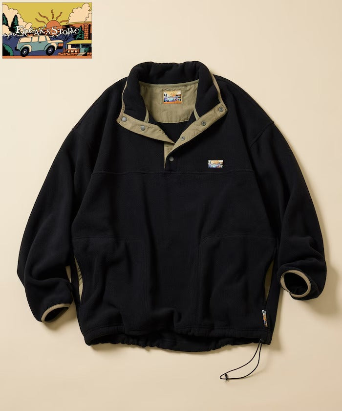 FREAK'S STORE / 寬鬆刷毛半開襟套頭衫