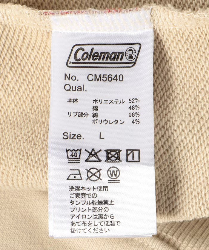 Coleman × FREAK'S STORE / 登山健行插畫 圓領衫(日本聯名限定)