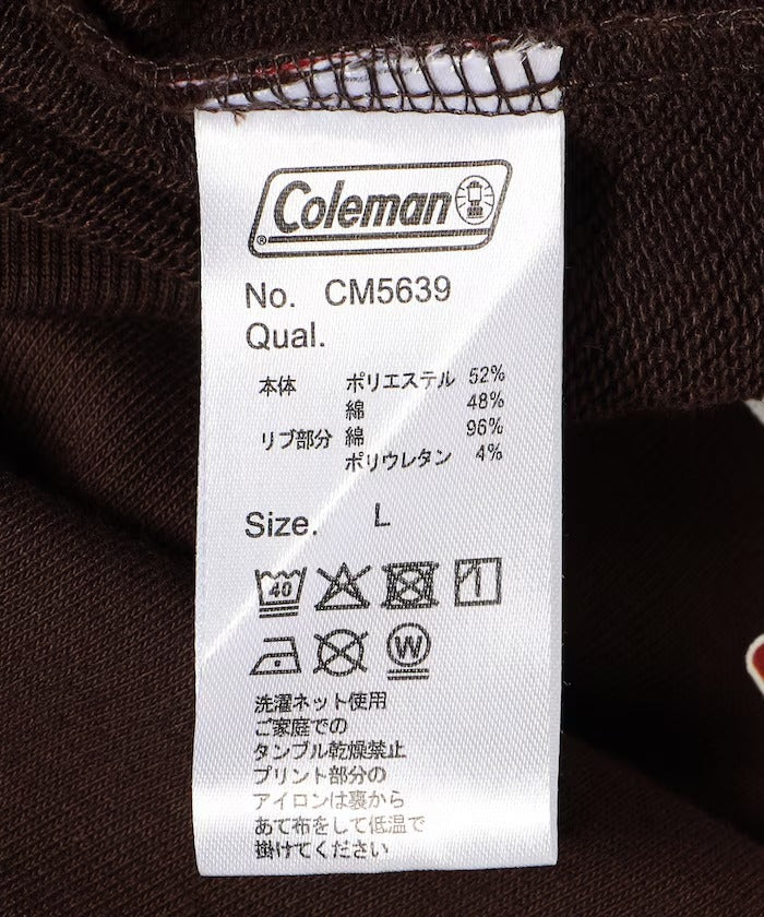Coleman × FREAK'S STORE / 復古型錄狗狗圖案 拉鍊半領衫(日本聯名限定)