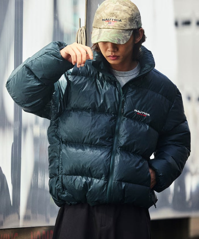 NAUTICA / 抗撕裂尼龍立領 羽絨外套