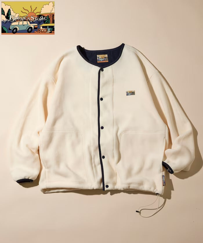 FREAK'S STORE / 寬鬆刷毛按扣開襟外套