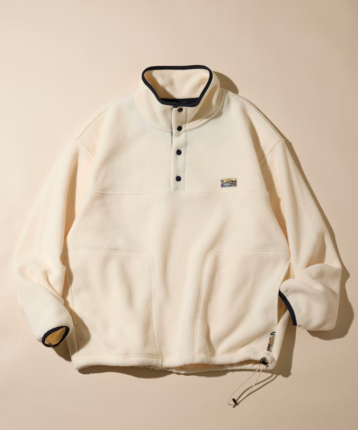 FREAK'S STORE / 寬鬆刷毛半開襟套頭衫