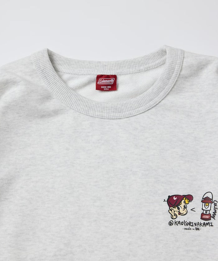 Coleman × kaoyorinakami / 熊熊背印圓領衫(日本聯名限定)
