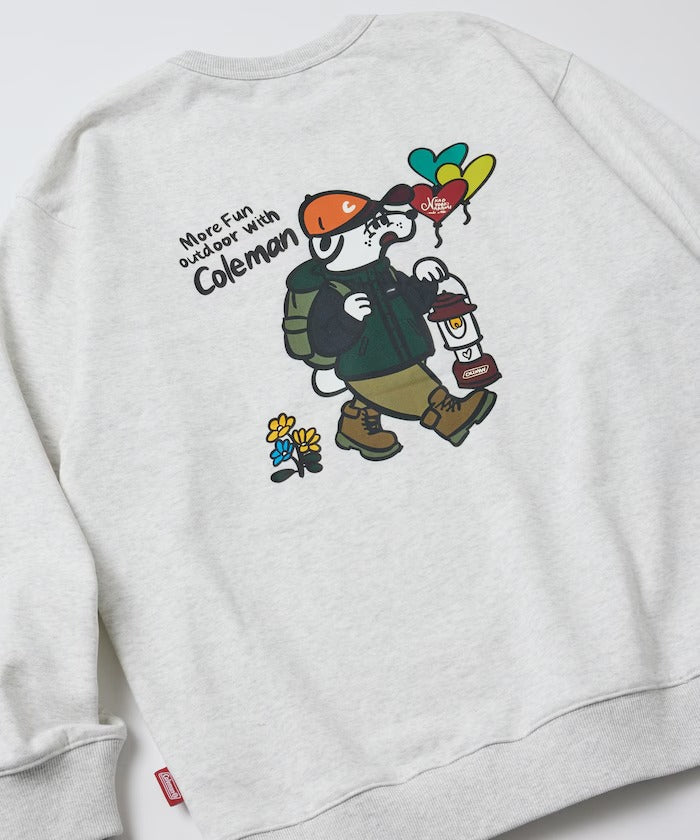Coleman × kaoyorinakami / 熊熊背印圓領衫(日本聯名限定)