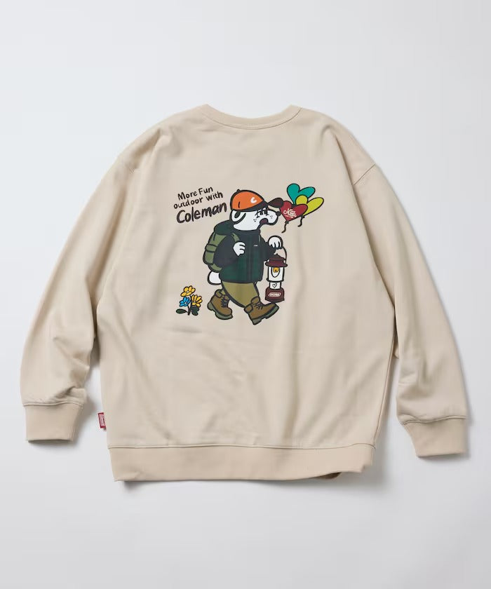 Coleman × kaoyorinakami / 熊熊背印圓領衫(日本聯名限定)