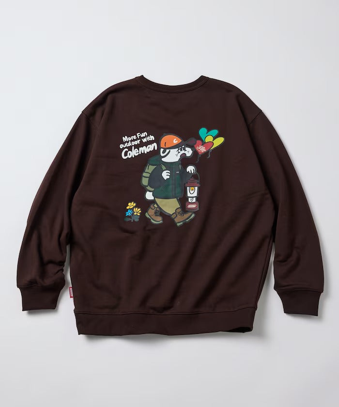 Coleman × kaoyorinakami / 熊熊背印圓領衫(日本聯名限定)