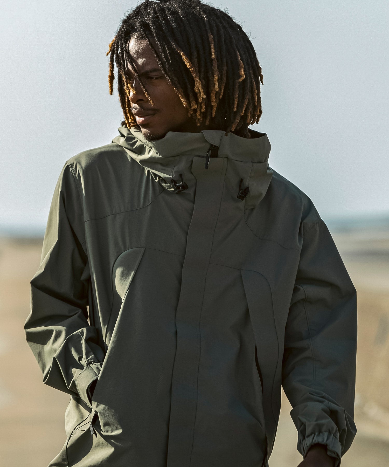 +phenix FUSED FLAP JACKET / WINDSTOPPER by GORE TEX LABS / 防風連帽外套