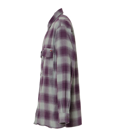 NANGA OMBRE CHECK W PK BOX SHIRT / 雙口袋機能格紋襯衫