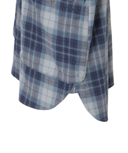 NANGA FADE TARTAN CHECK CAMP SHIRT / 格紋營地襯衫