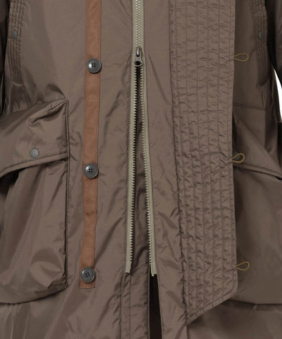 NANGA AURORA TEX DOWN FIELD HALF COAT(MEN) / 機能型軍事輪廓 羽絨外套