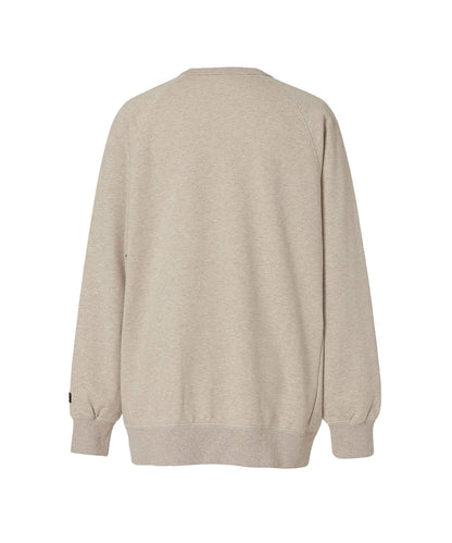 NANGA ECO HYBRID BOX LOGO SWEATSHIRT(UNISEX) / 拉克蘭袖 圓領衫