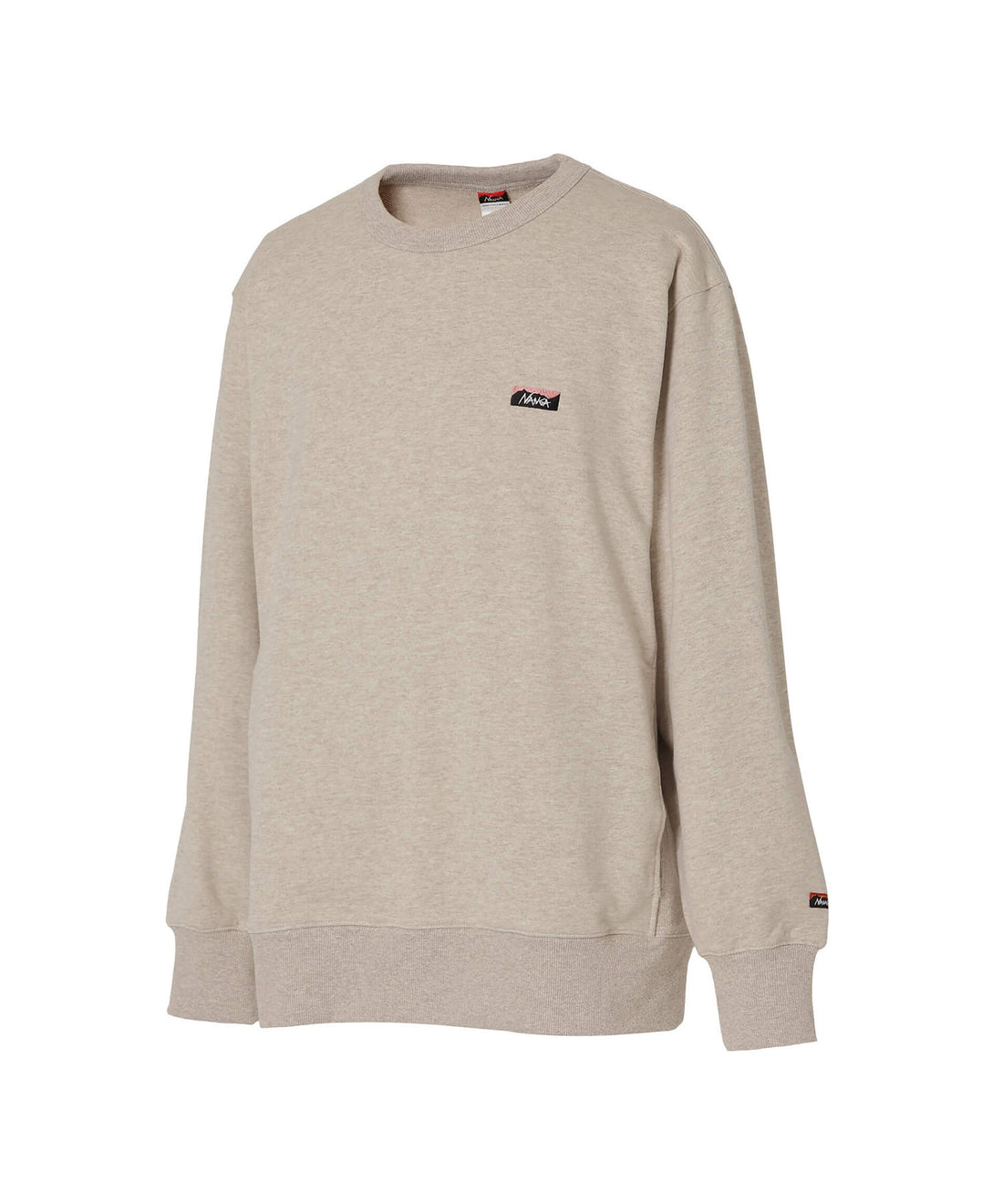 NANGA ECO HYBRID MINI BOX LOGO EMBROIDERY SWEATSHIRT / 刺繡小標 圓領衫