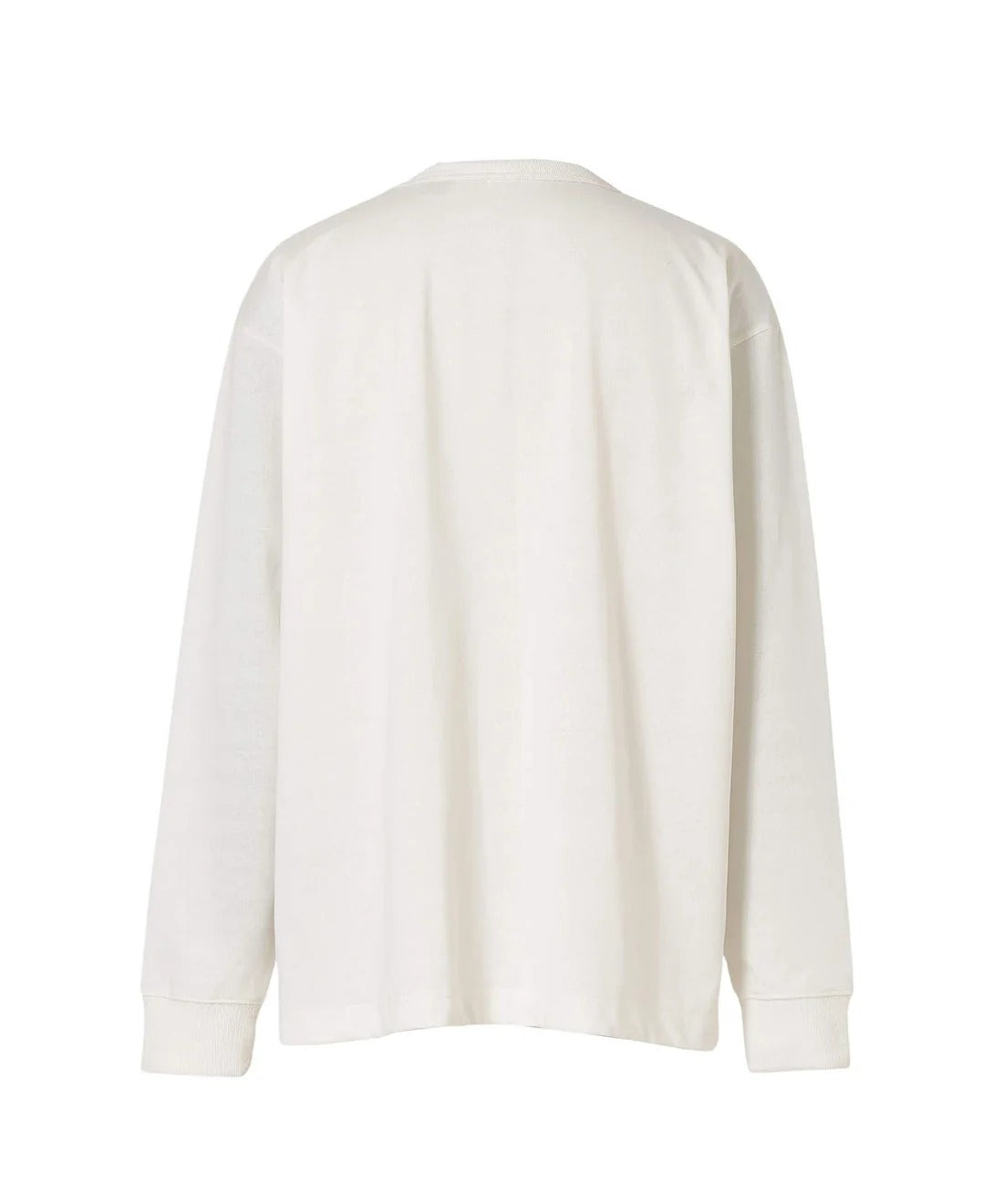 NANGA / ECO HYBRID BOX LOGO L/S TEE(UNISEX) 再生棉方形LOGO印花長袖T恤