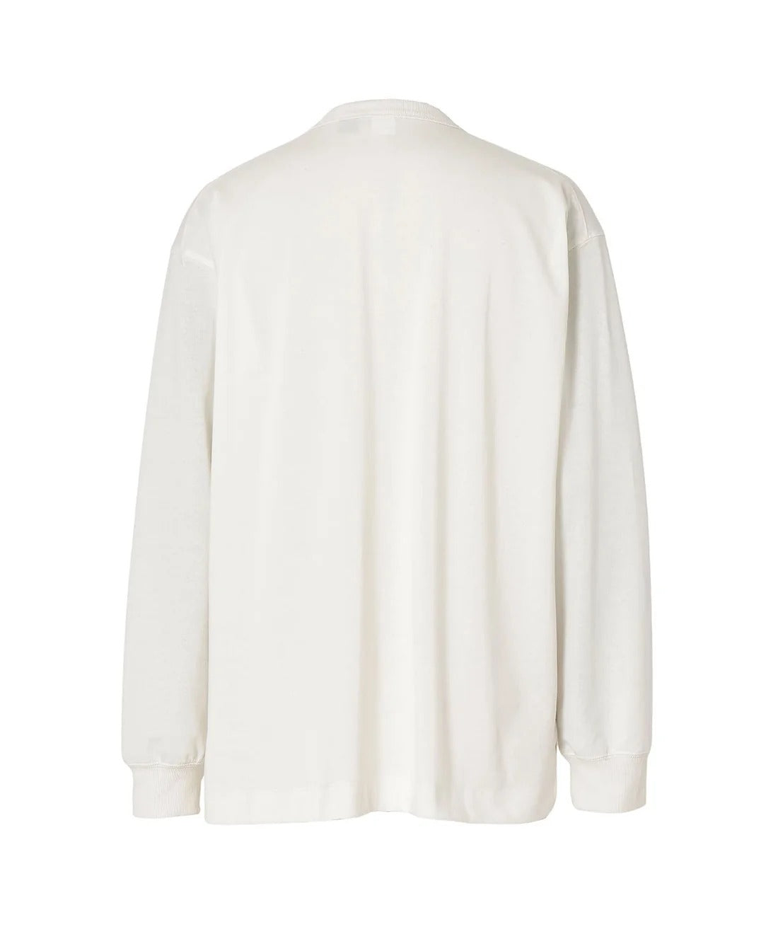 NANGA / ECO HYBRID BOX LOGO EMBROIDERY L/S TEE(UNISEX) 再生棉方形LOGO刺繡長袖T恤