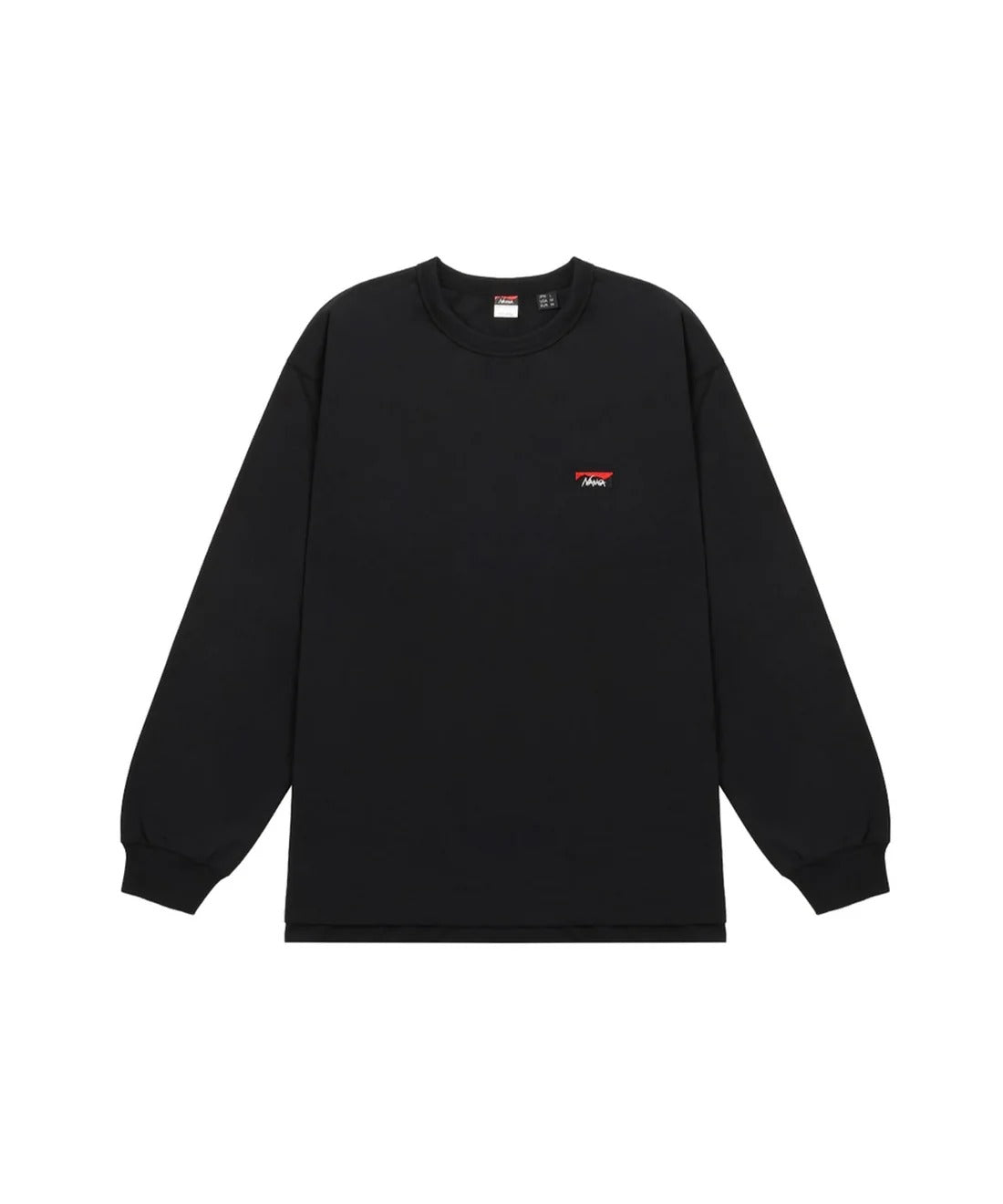 NANGA / ECO HYBRID BOX LOGO EMBROIDERY L/S TEE(UNISEX) 再生棉方形LOGO刺繡長袖T恤