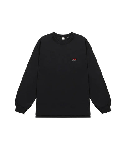 NANGA / ECO HYBRID BOX LOGO EMBROIDERY L/S TEE(UNISEX) 再生棉方形LOGO刺繡長袖T恤