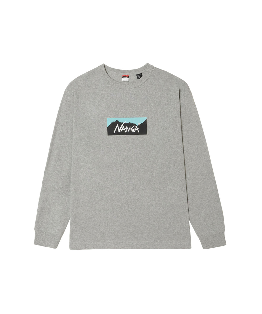 NANGA ECO HYBRID BOX LOGO L/S TEE(UNISEX) / 長袖T恤