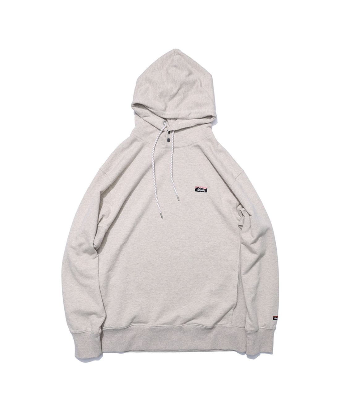 NANGA ECO HYBRID MINI BOX LOGO EMBROIDERY SWEAT HOODIE / 刺繡小標 連帽衫