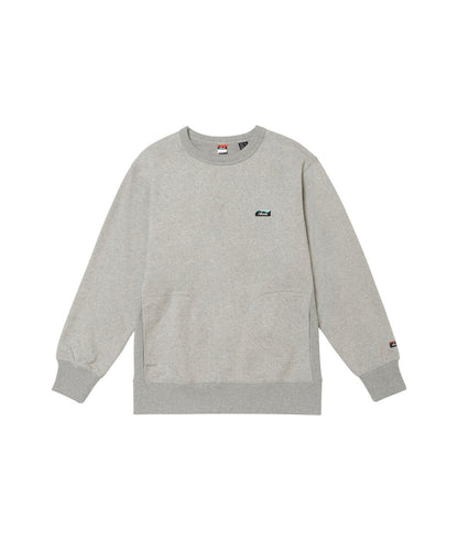 NANGA ECO HYBRID MINI BOX LOGO EMBROIDERY SWEATSHIRT / 刺繡小標 圓領衫