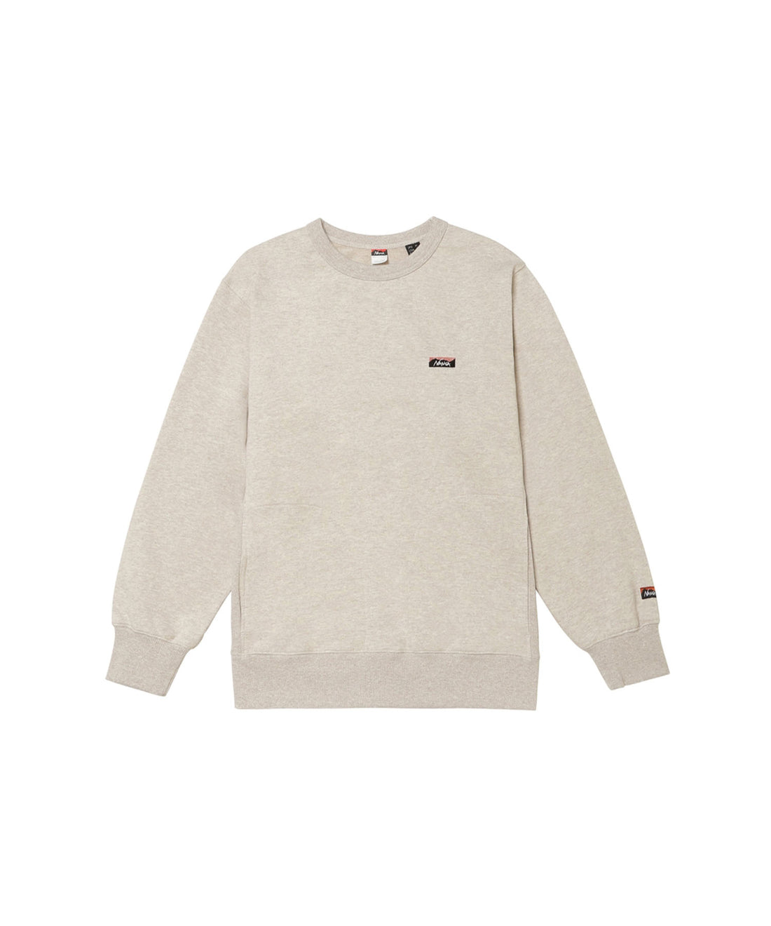 NANGA ECO HYBRID MINI BOX LOGO EMBROIDERY SWEATSHIRT / 刺繡小標 圓領衫