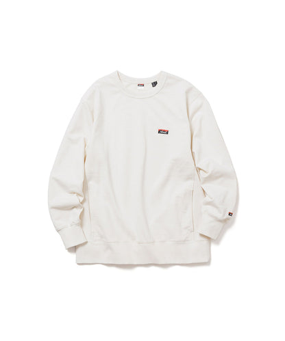 NANGA ECO HYBRID MINI BOX LOGO EMBROIDERY SWEATSHIRT / 刺繡小標 圓領衫