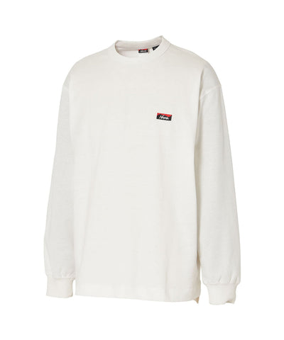 NANGA ECO HYBRID BOX LOGO EMBROIDERY L/S TEE(UNISEX) / 刺繡長袖T恤