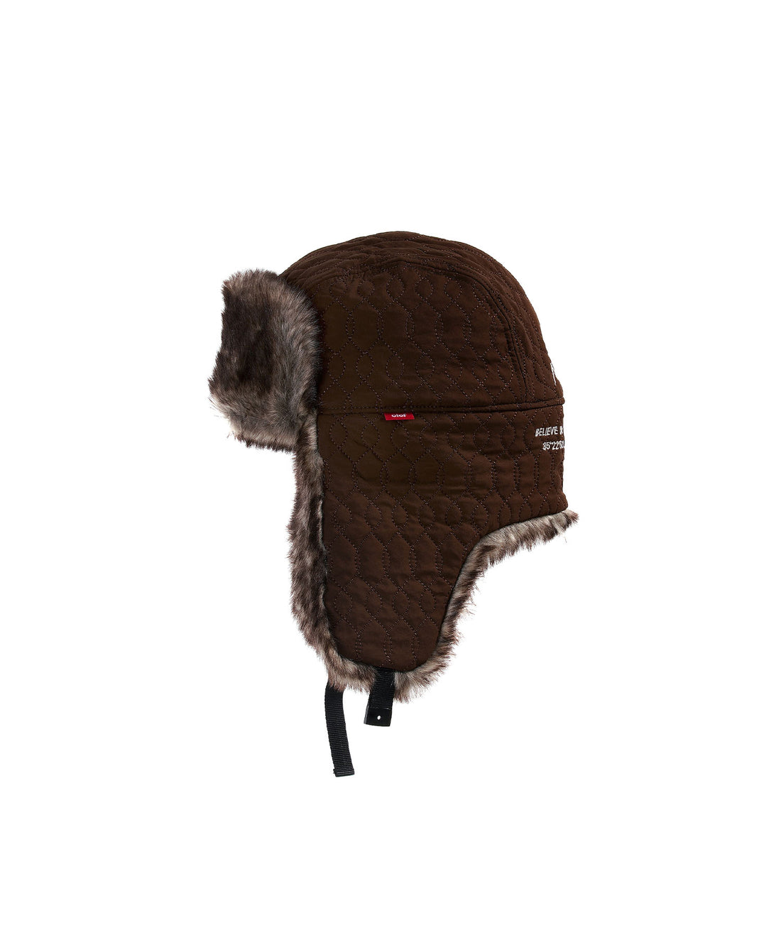 NANGA X CLEF QUILT PILOT CAP / 聯名羽絨格紋保暖飛行帽