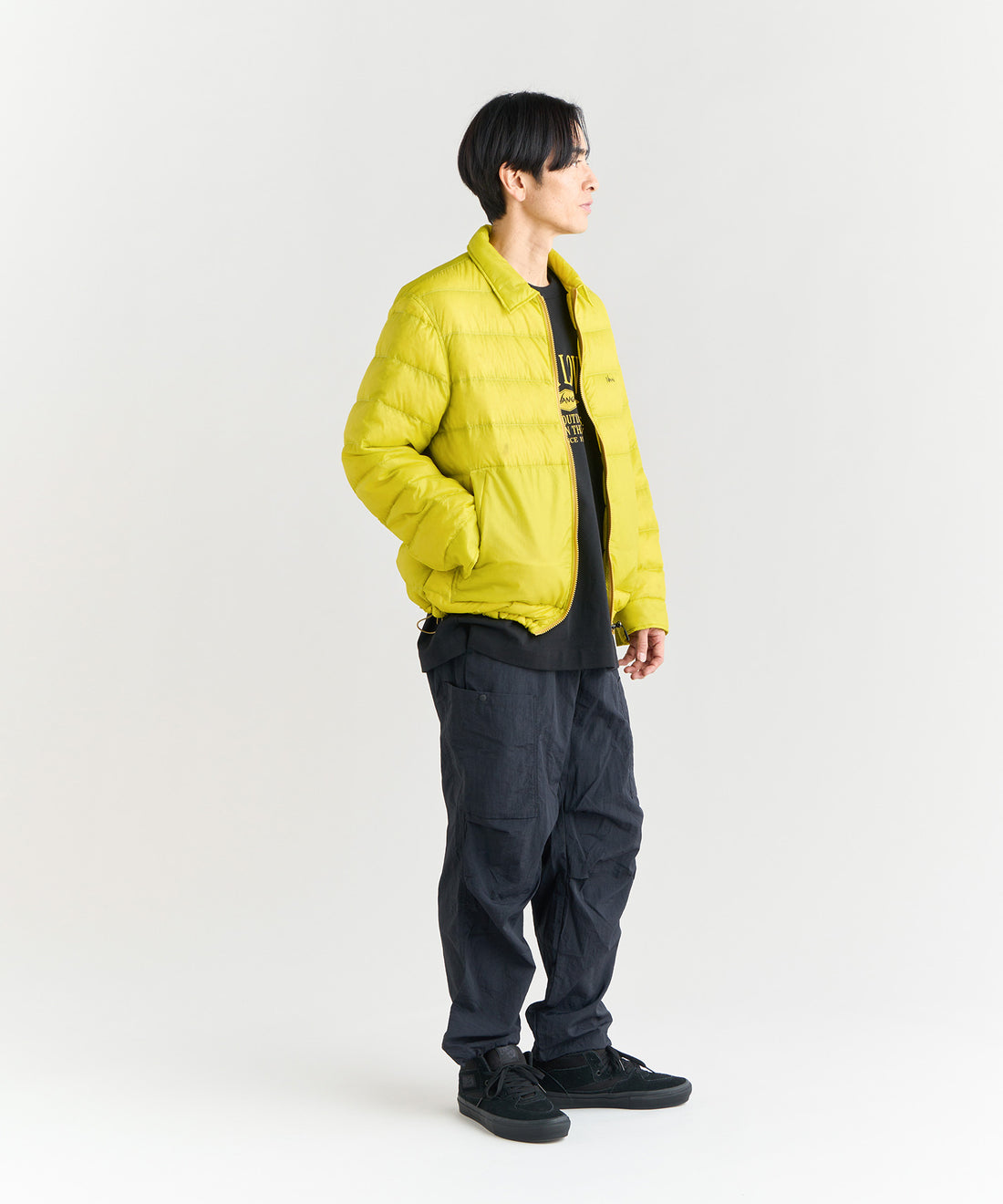 NANGA NYLON TUSSER CARGO PANTS / 輕量  機能抽繩工裝長褲