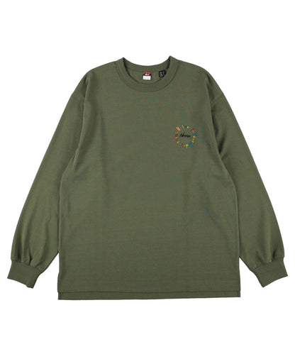 NANGA ECO HYBRID L/S TEE/BOU3 / 長袖T恤