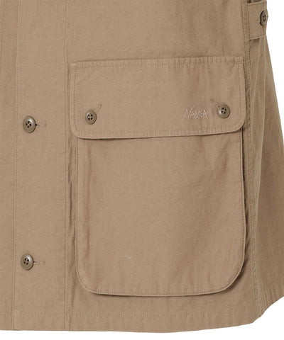 NANGA BACK SATIN COVERALL / 機能寬版工裝外套