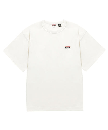 NANGA ECO HYBRID BOX LOGO EMBROIDERY TEE(UNISEX) / 中性款  小標 短袖T恤