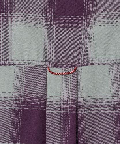 NANGA OMBRE CHECK W PK BOX SHIRT / 雙口袋機能格紋襯衫