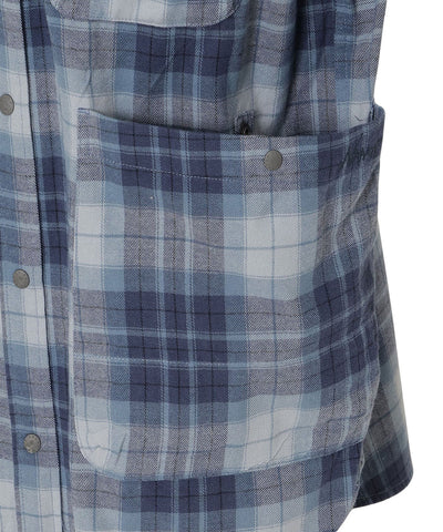 NANGA FADE TARTAN CHECK CAMP SHIRT / 格紋營地襯衫