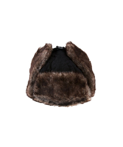 NANGA X CLEF QUILT PILOT CAP / 聯名羽絨格紋保暖飛行帽