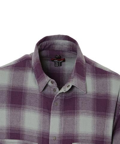 NANGA OMBRE CHECK W PK BOX SHIRT / 雙口袋機能格紋襯衫