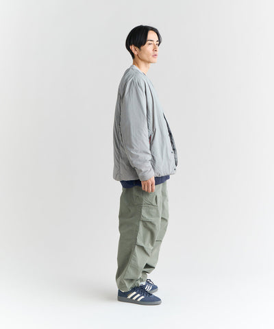 NANGA NO COLLAR SOFT DOWN CARDIGAN(UNISEX) / 無領輕量羽絨開襟外套