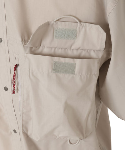 NANGA MOUNTAIN FIELD S/S SHIRT(MEN) / 機能山系短袖立領襯衫 (日本直営店限定)