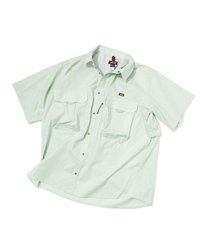 NANGA MOUNTAIN FIELD S/S SHIRT(MEN) / 機能山系短袖立領襯衫 (日本直営店限定)