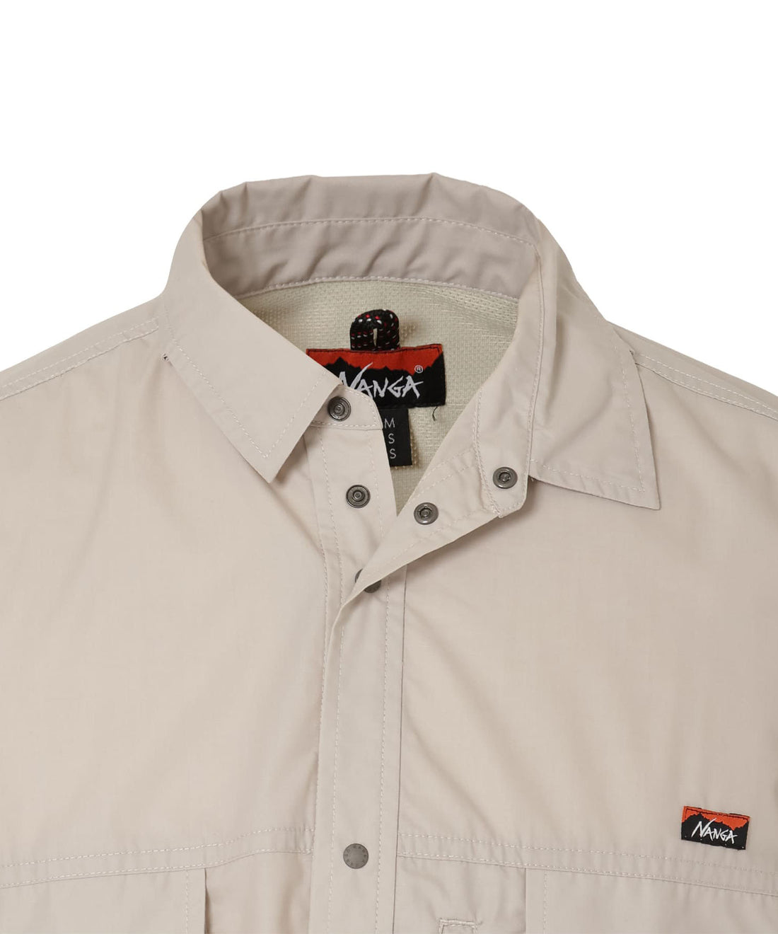 NANGA MOUNTAIN FIELD S/S SHIRT(MEN) / 機能山系短袖立領襯衫 (日本直営店限定)