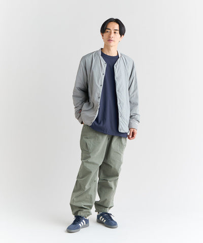 NANGA NO COLLAR SOFT DOWN CARDIGAN(UNISEX) / 無領輕量羽絨開襟外套