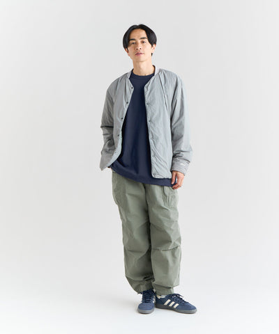 NANGA NO COLLAR SOFT DOWN CARDIGAN(UNISEX) / 無領輕量羽絨開襟外套