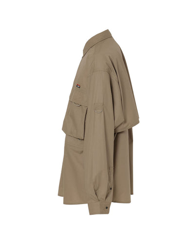 NANGA MOUNTAIN FIELD SHIRT(MEN) / 機能山系長袖襯衫(日本直營店限定)