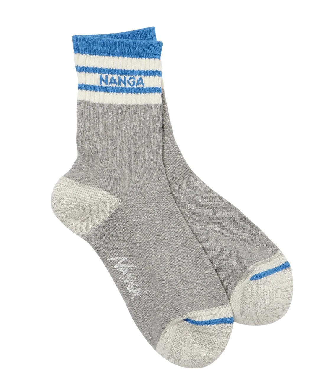 NANGA / LINE RIB 7DAYS SHORT SOCKS 撞色羅紋短筒襪