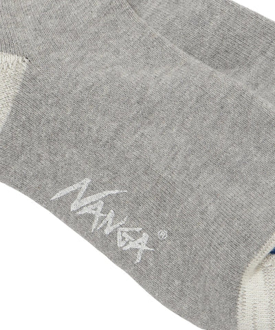 NANGA / LINE RIB 7DAYS SHORT SOCKS 撞色羅紋短筒襪