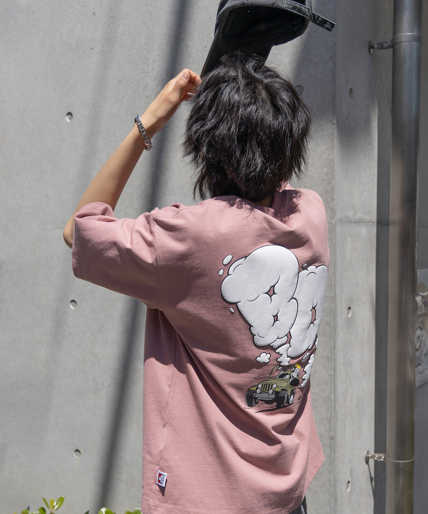 BEN DAVIS MOKING 4WD TEE / SMOKING 4WD TEE｜立體發泡印花 短袖T恤