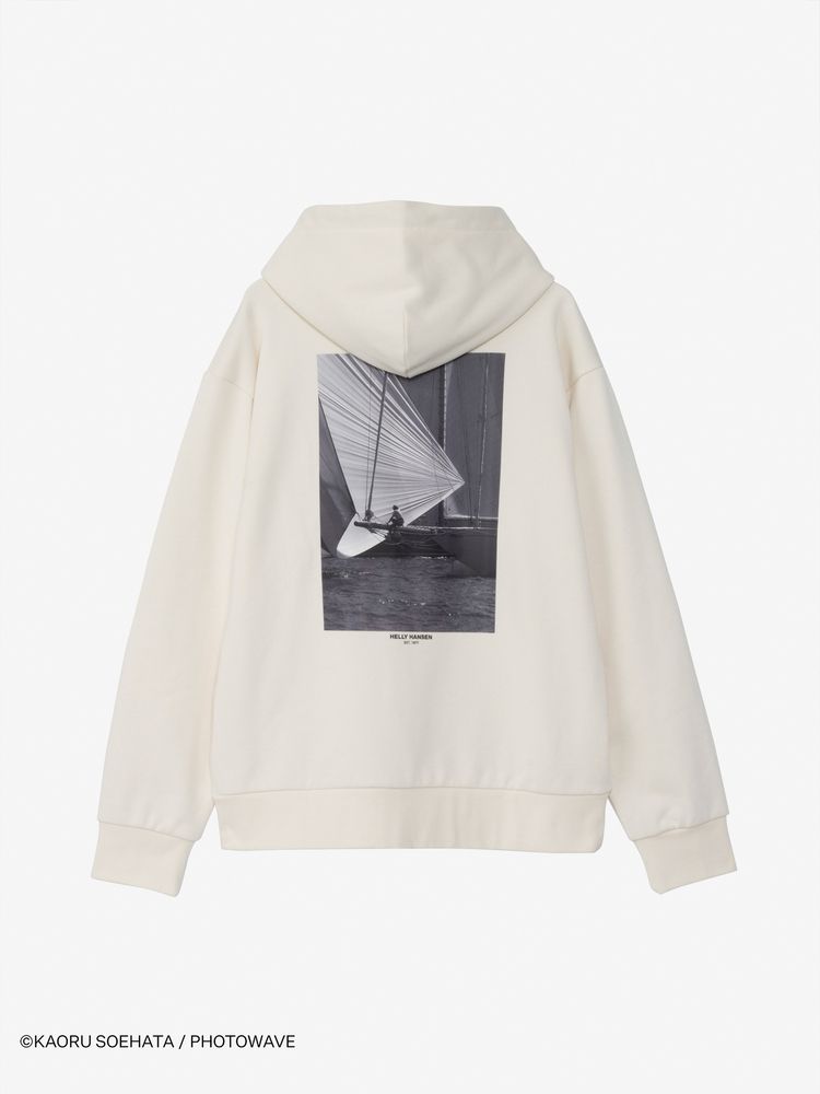 HELLY HANSEN  / 別注海洋印花連帽衫